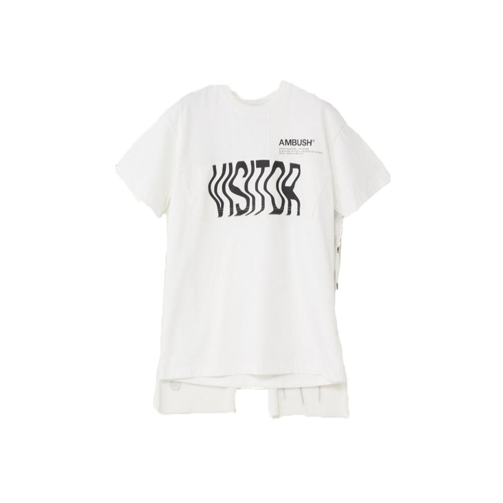 Ambush Weißes Baumwoll-T-Shirt