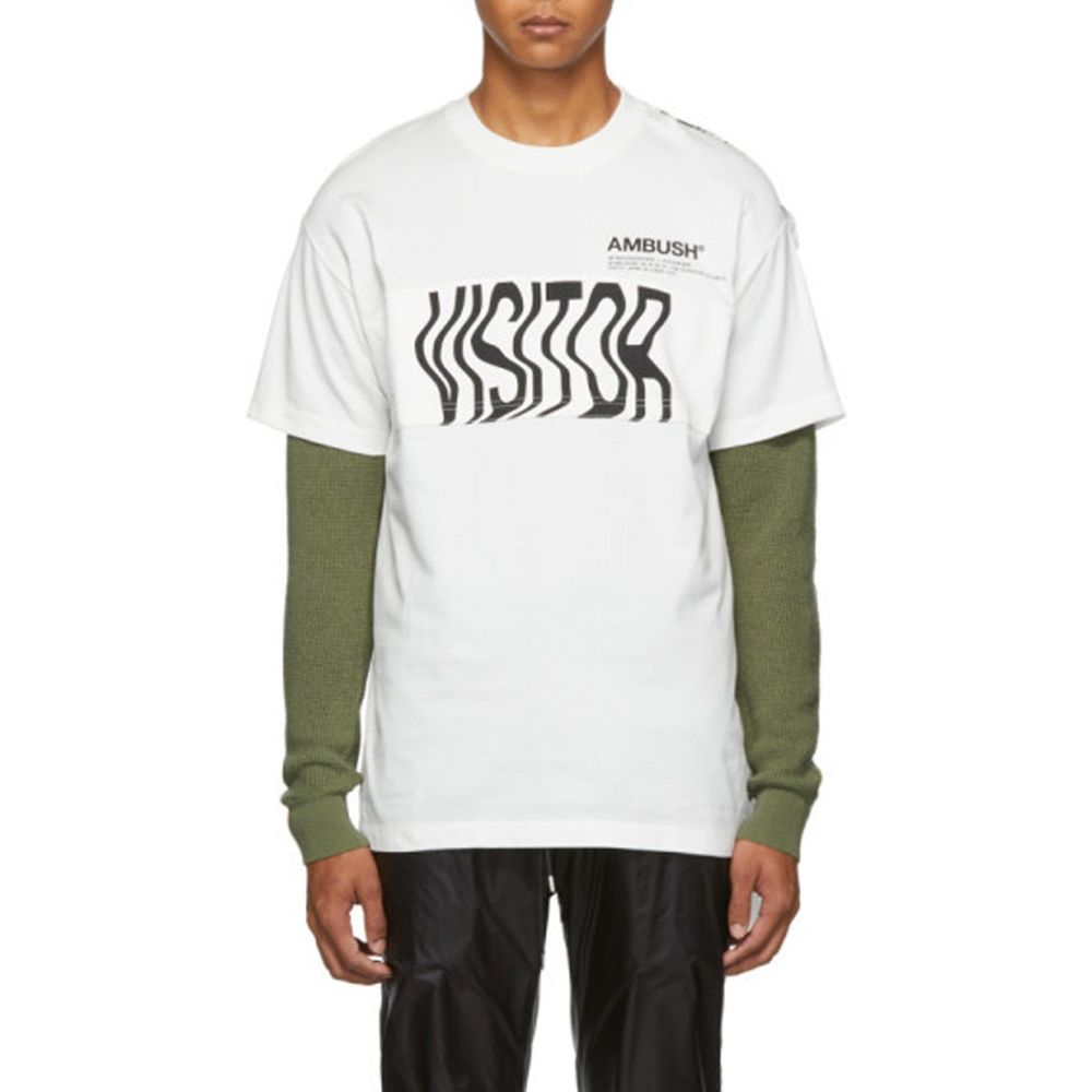 Ambush Weißes Baumwoll-T-Shirt
