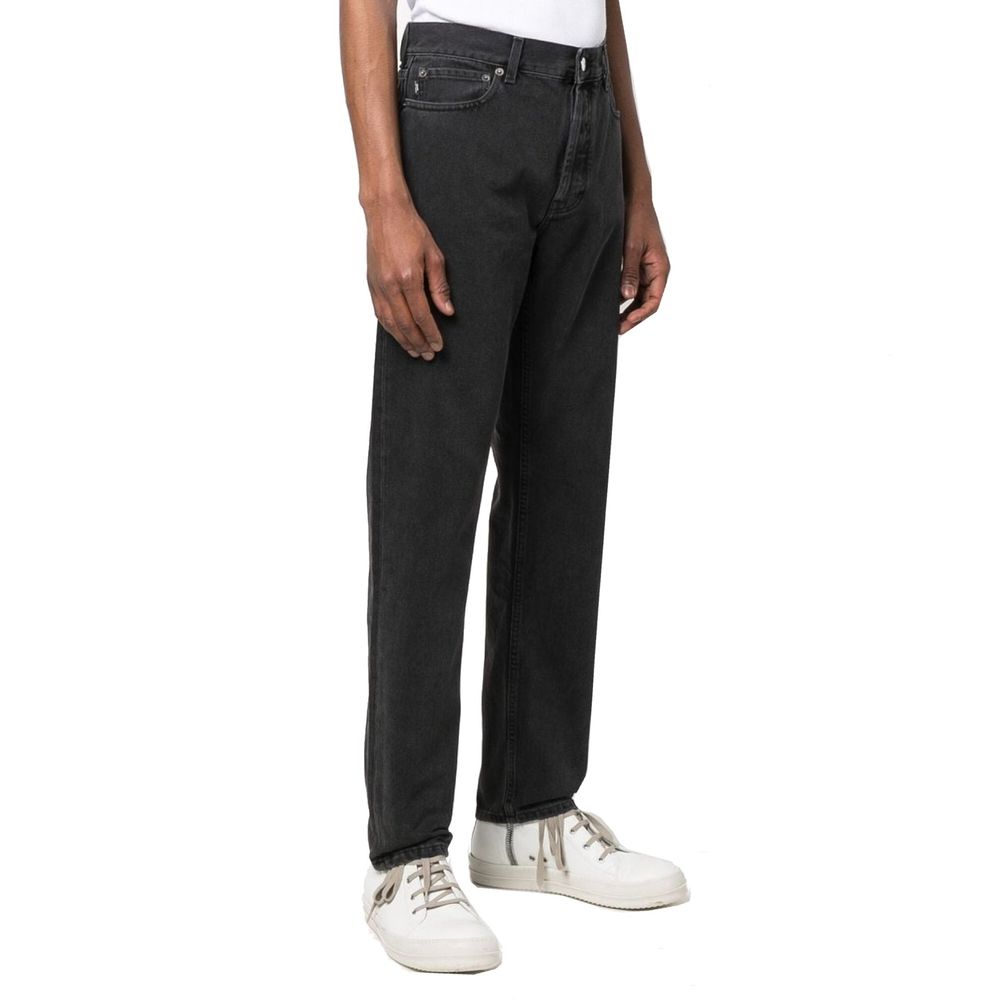 Ambush Schwarze Baumwoll-Jeans im Slim Fit