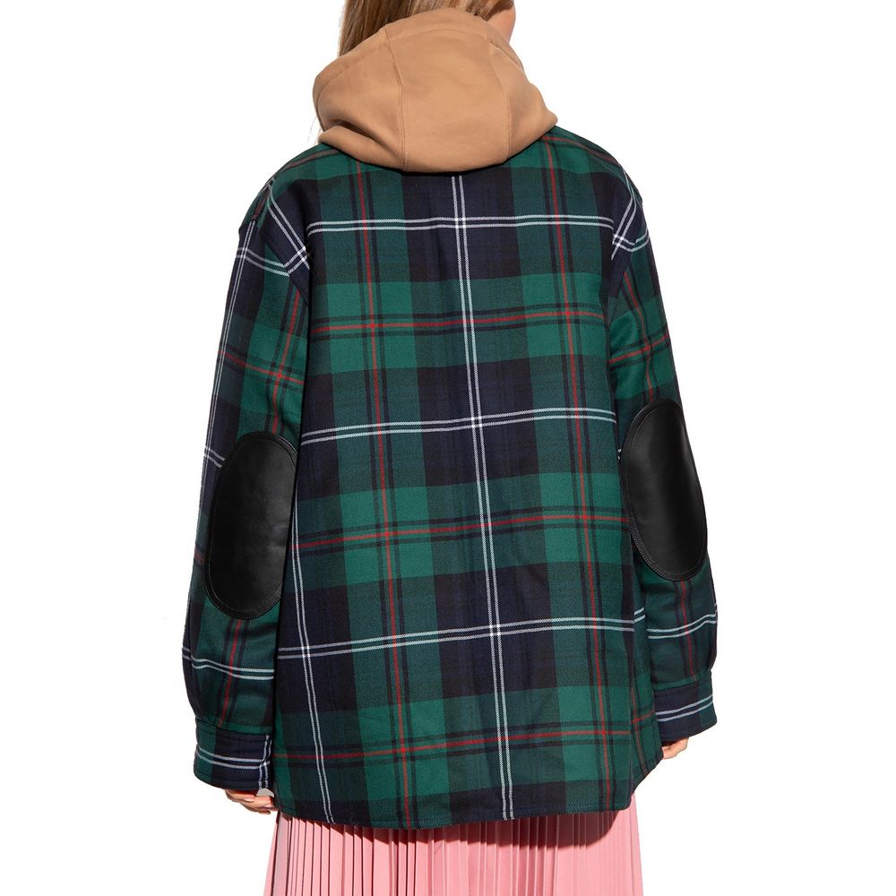 Burberry Zweifarbige Wollmuster-Bluse