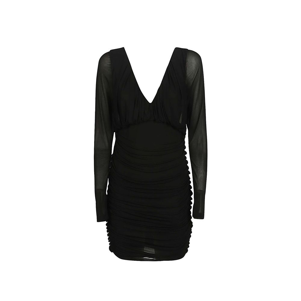 Saint Laurent Schwarzes Viskose-Freizeitkleid