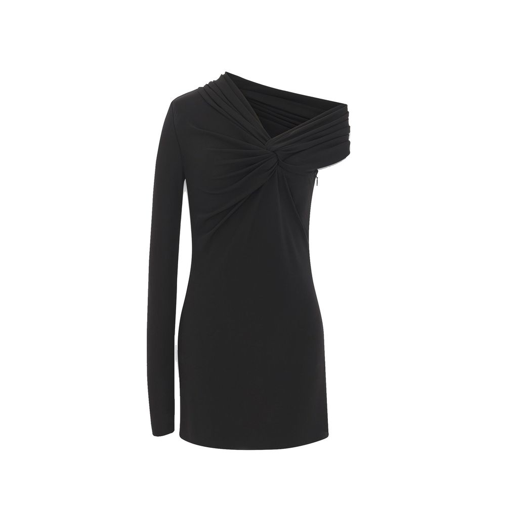 Saint Laurent Schwarzes Viskose-Freizeitkleid