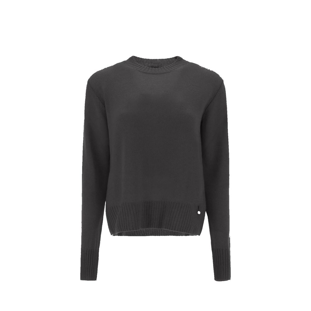 Herno Schwarzer Kaschmirpullover