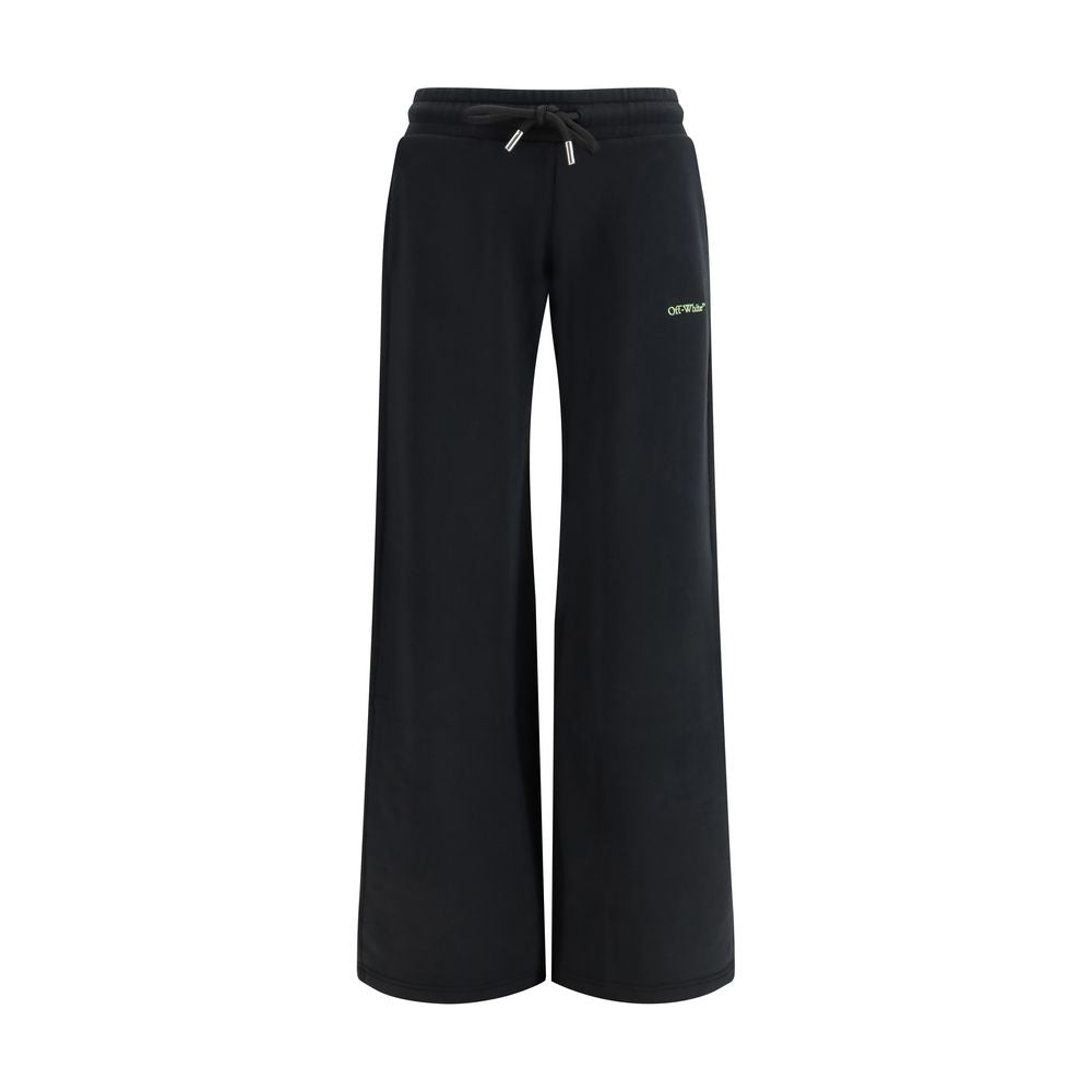 Off-White Schwarze Baumwoll-Freizeithose