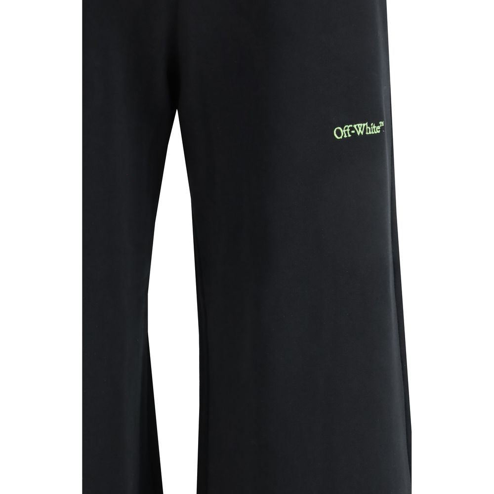 Off-White Schwarze Baumwoll-Freizeithose