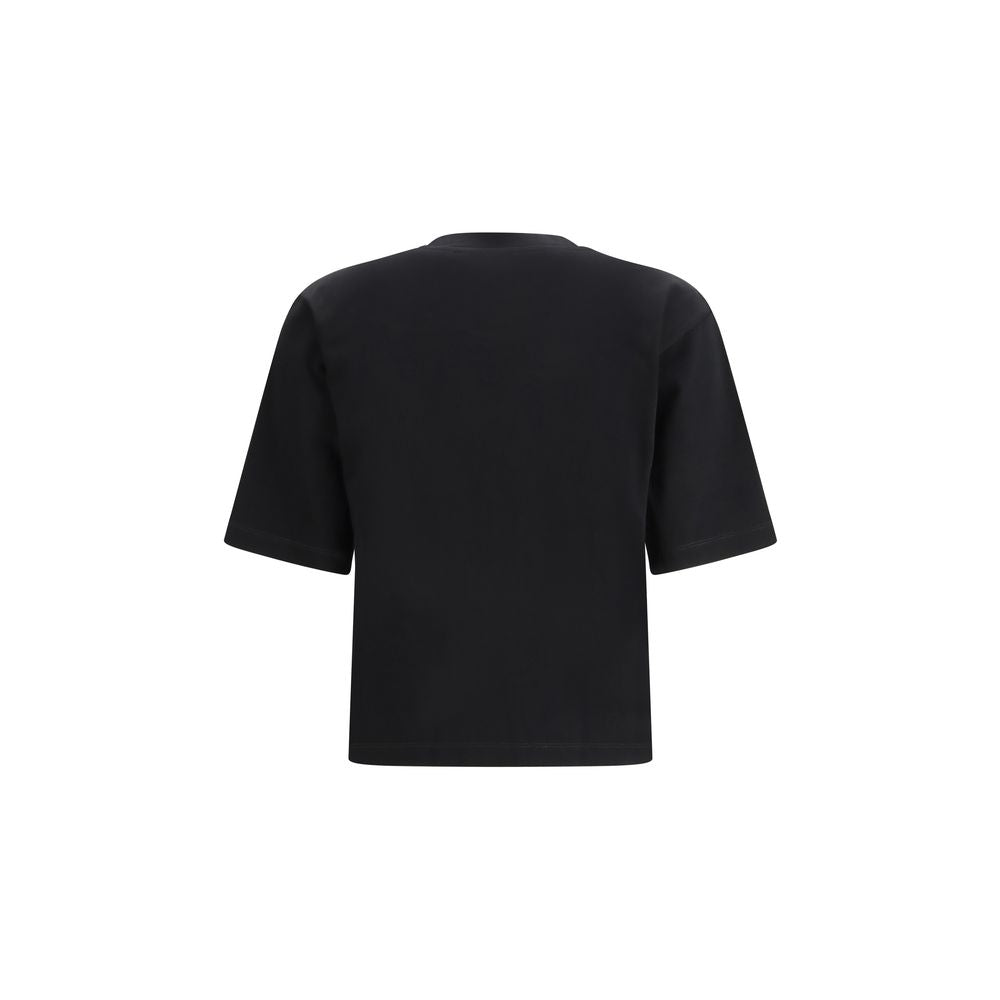 Off-White Schwarzes Baumwoll-T-Shirt