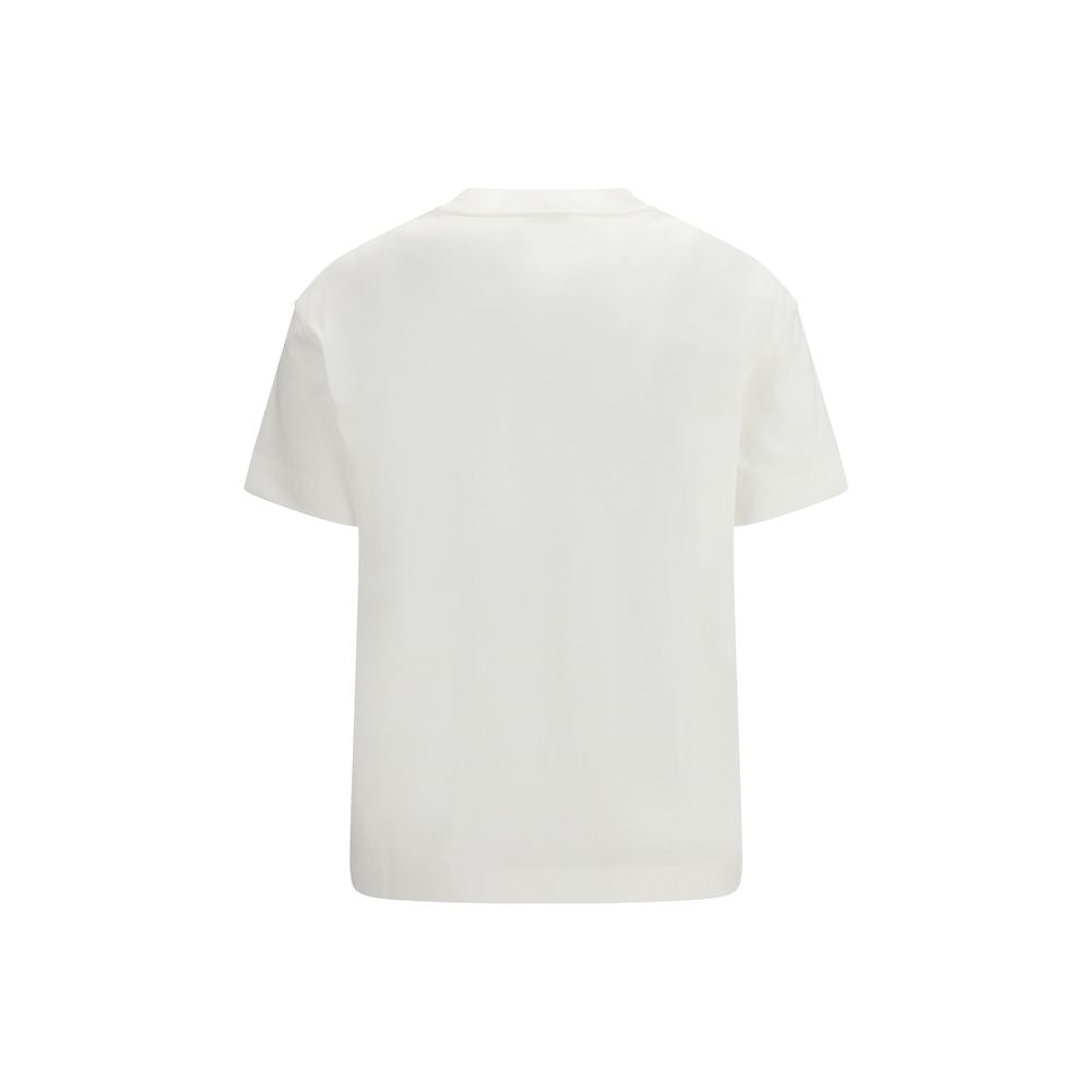 Brunello Cucinelli Weißes Baumwoll-T-Shirt