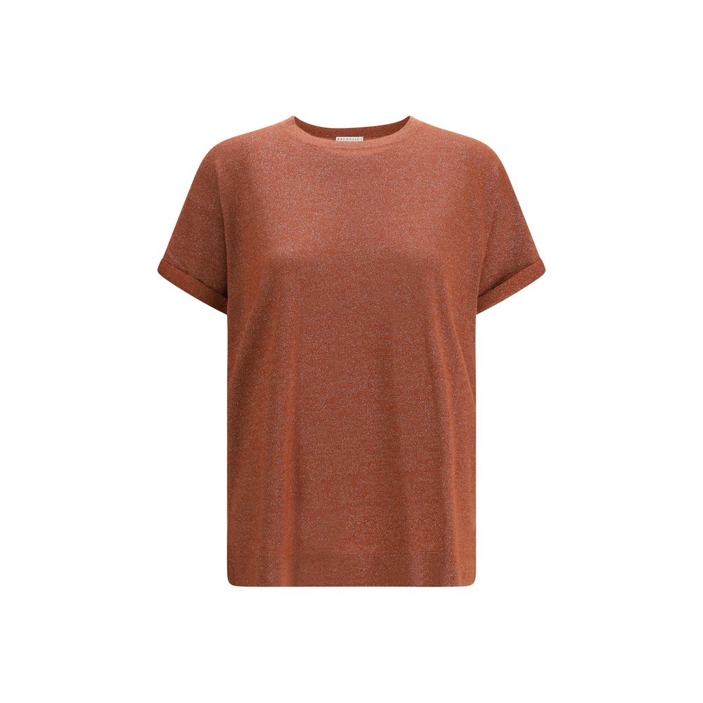 Brunello Cucinelli Mehrfarbiges Langarm-T-Shirt aus Nylon