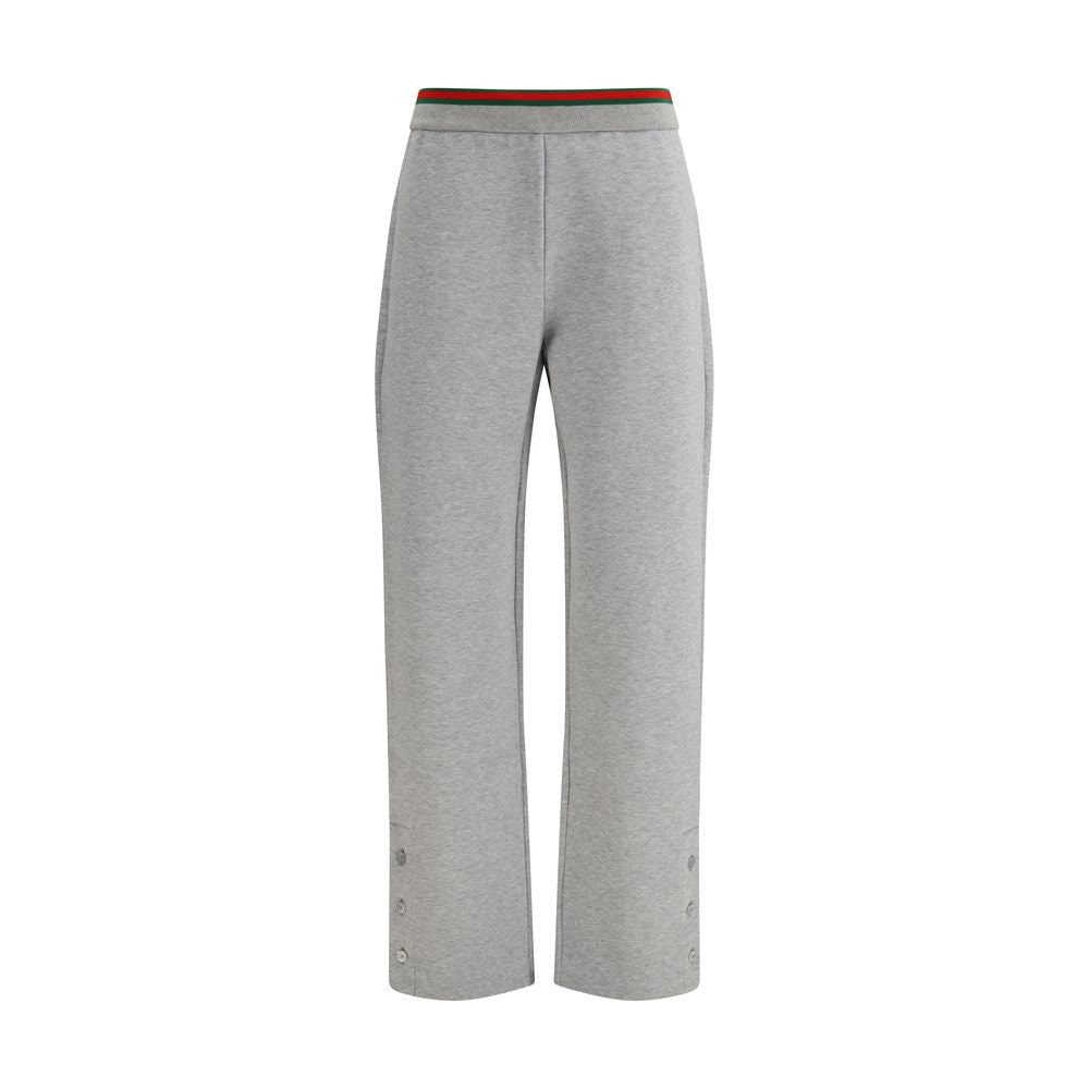 Gucci Graue Baumwoll-Freizeithose
