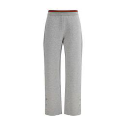 Gucci Graue Baumwoll-Freizeithose