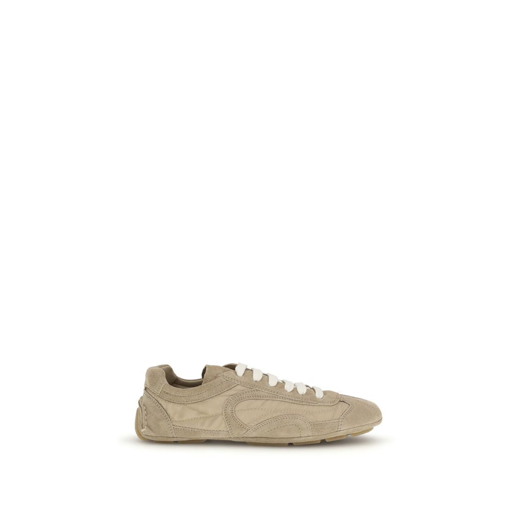 Prada Beige Lamm Ovis Aries Aries Athletic Sneakers
