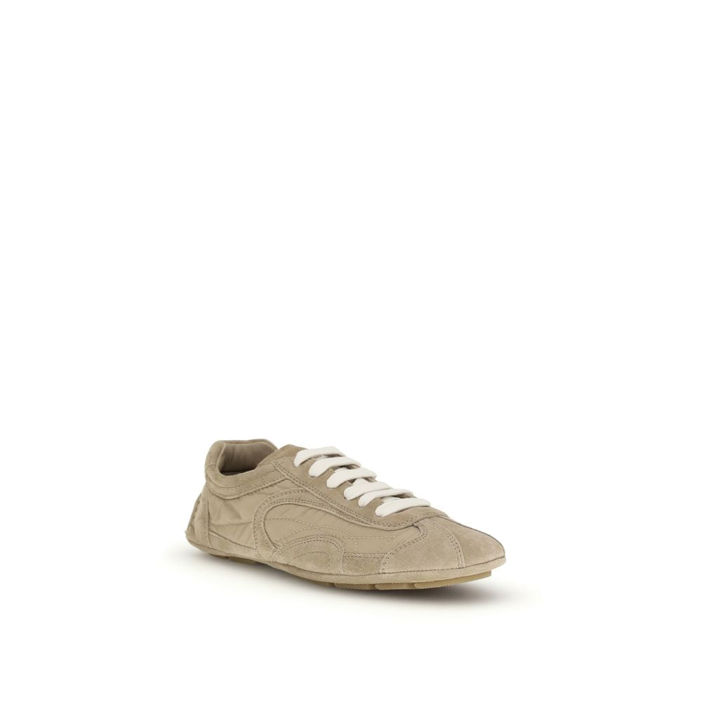 Prada Beige Lamm Ovis Aries Aries Athletic Sneakers