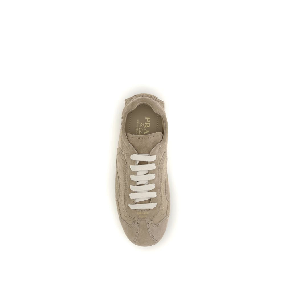 Prada Beige Lamm Ovis Aries Aries Athletic Sneakers