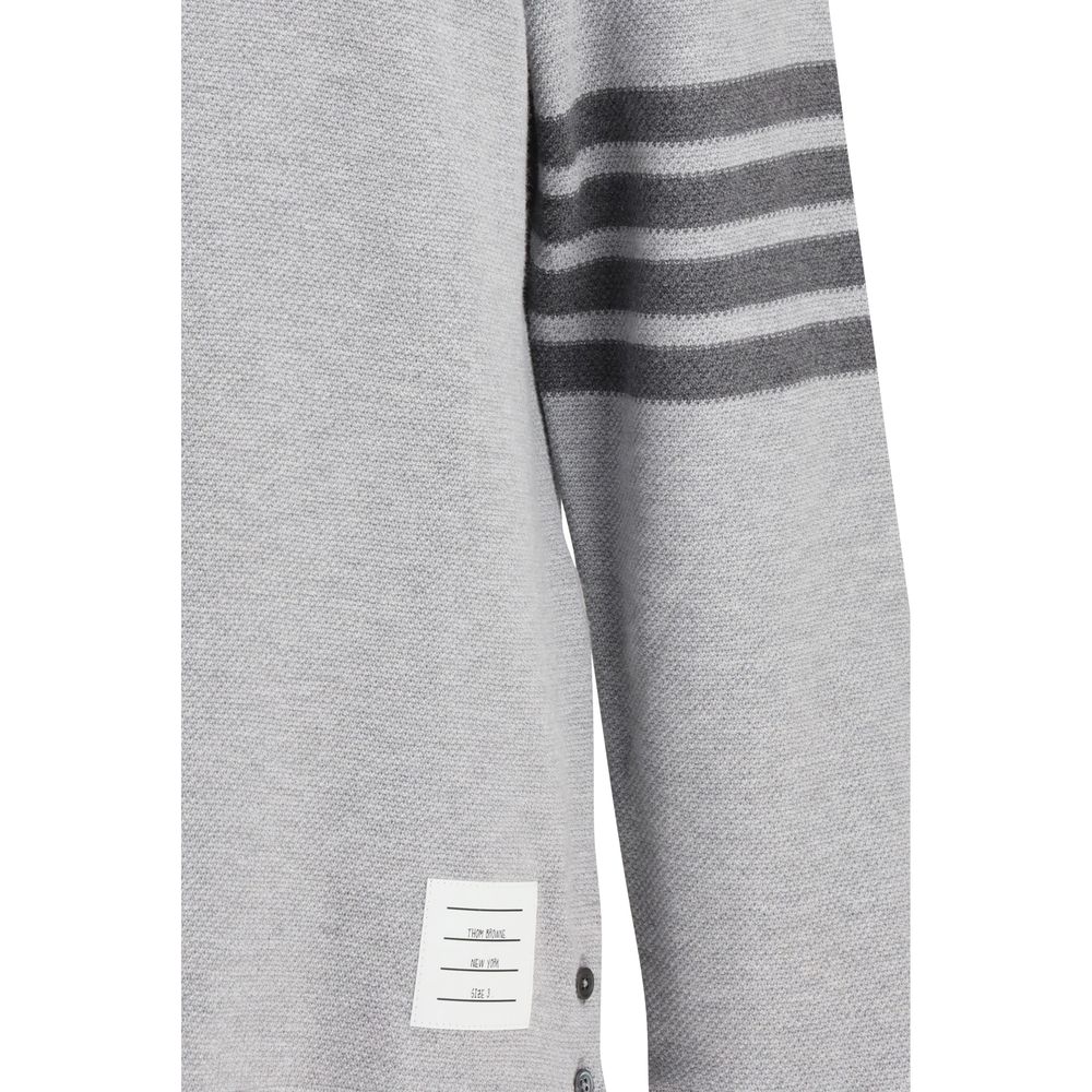 Thom Browne Graues Baumwoll-Sweatshirt