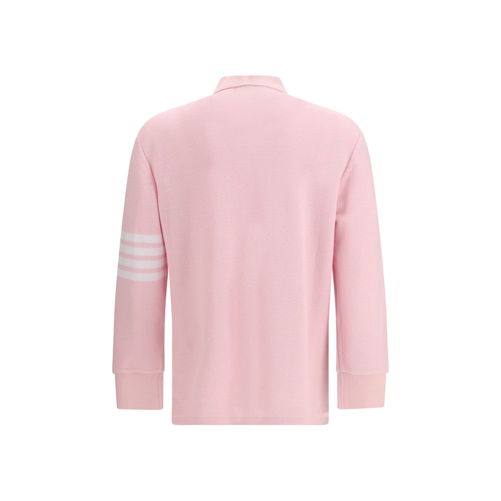 Thom Browne Mehrfarbiges Polohemd aus Baumwolle