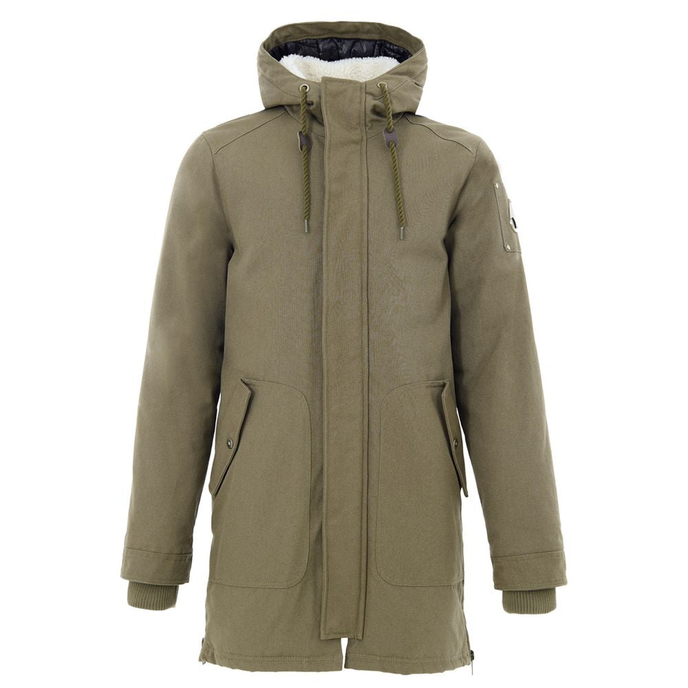 Moose Knuckles Grüner Baumwollparka