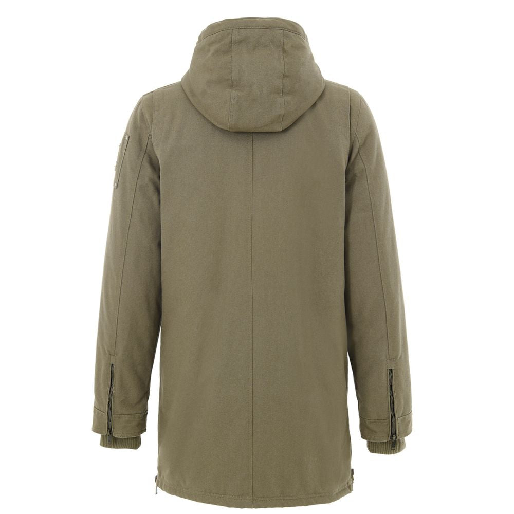 Moose Knuckles Grüner Baumwollparka