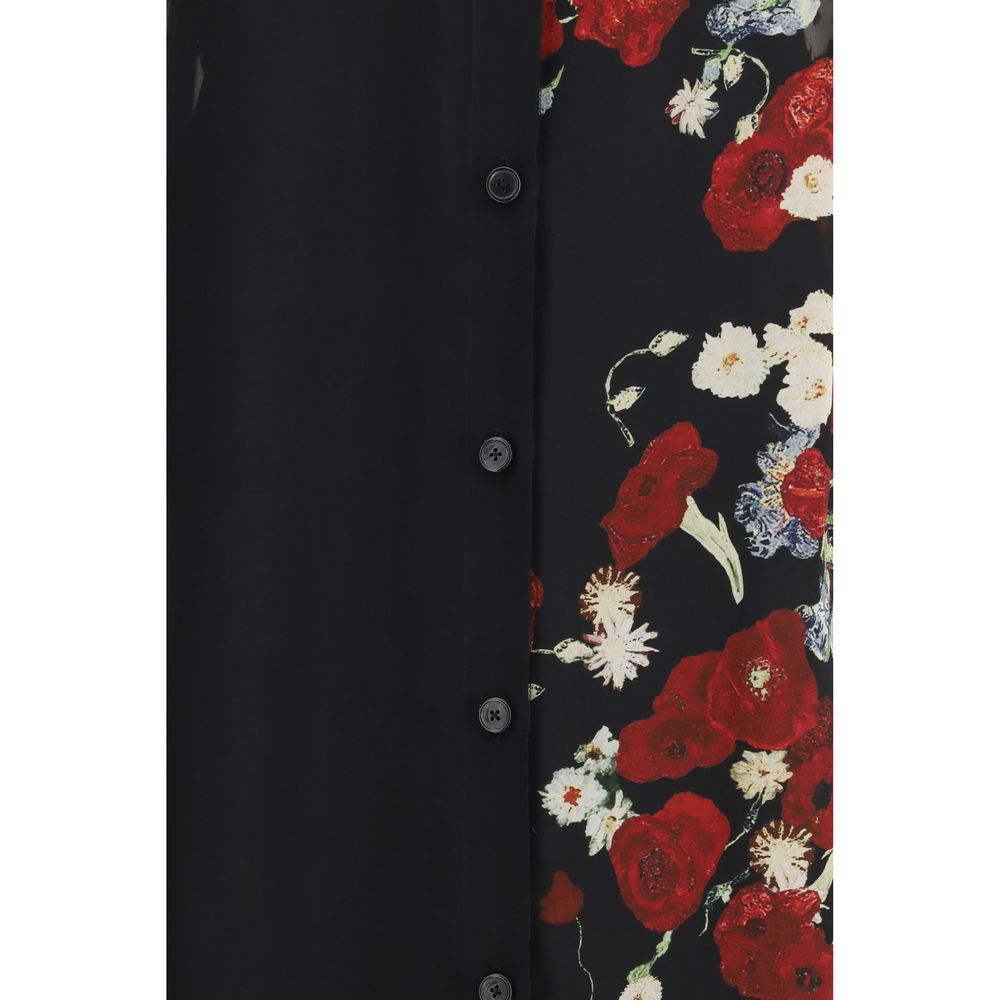 Khaite Schwarzes Seiden-Casual-Kleid