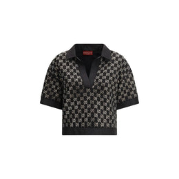 Gucci Schwarzes Viskose-Hemd