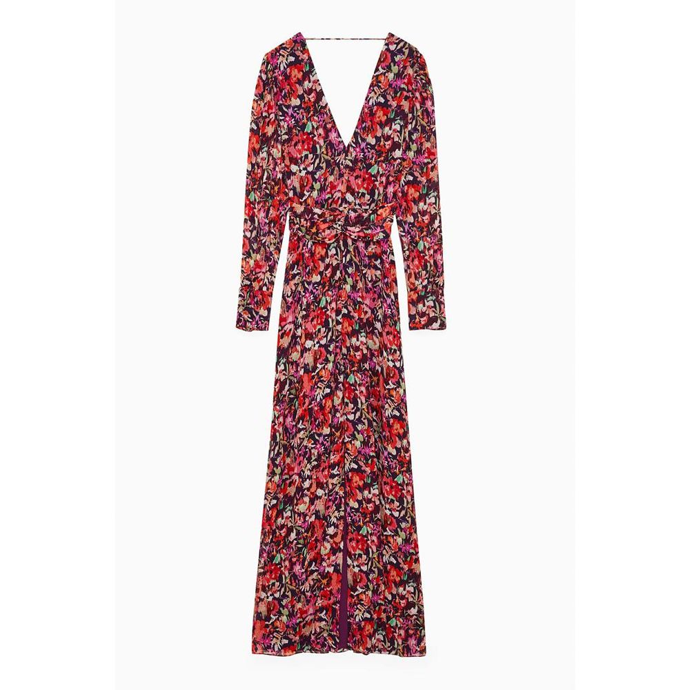 Patrizia Pepe Rotes Viskose-Freizeitkleid