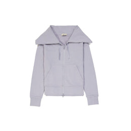 Herno Lila Baumwollstrickjacke