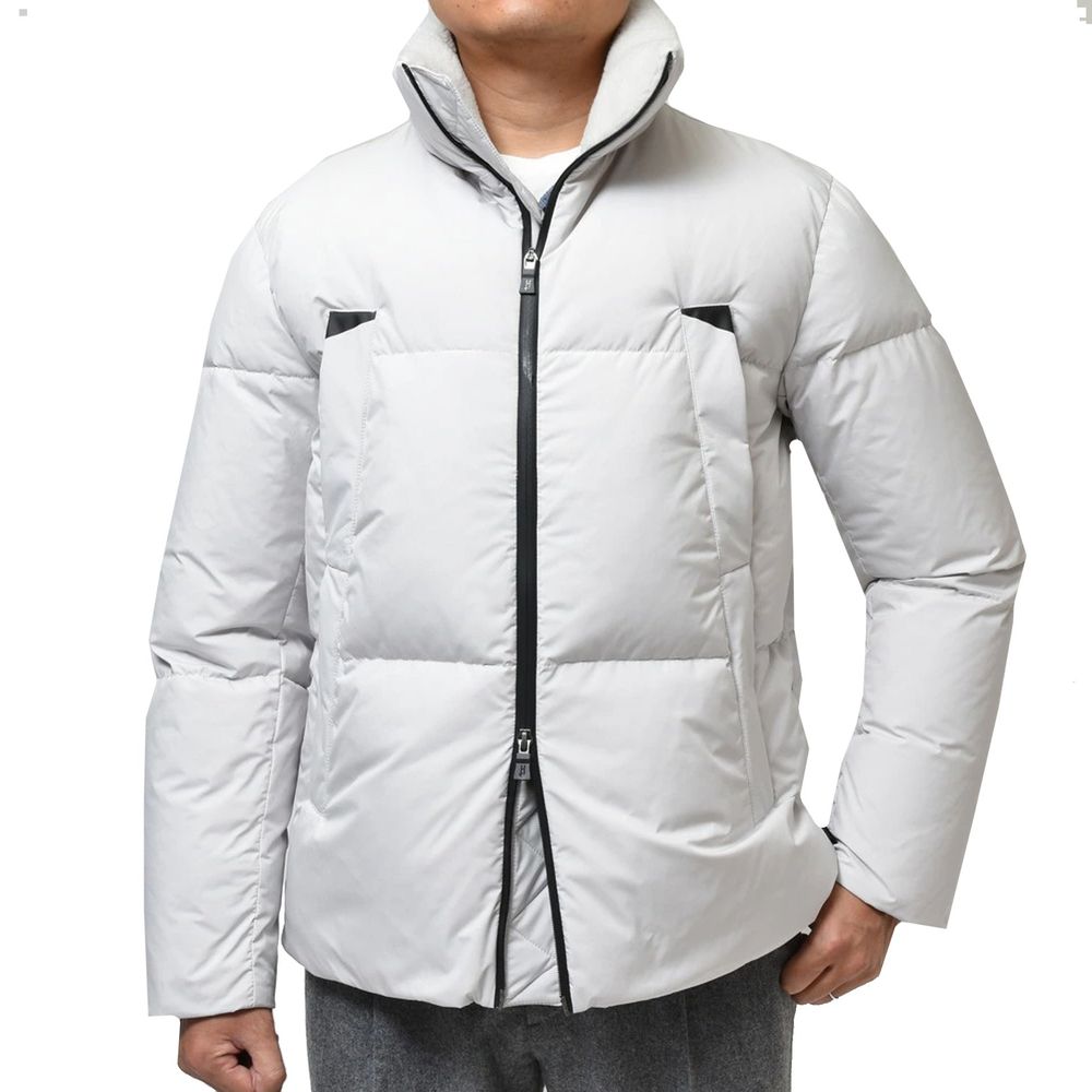 Herno Grauer Wollmantel