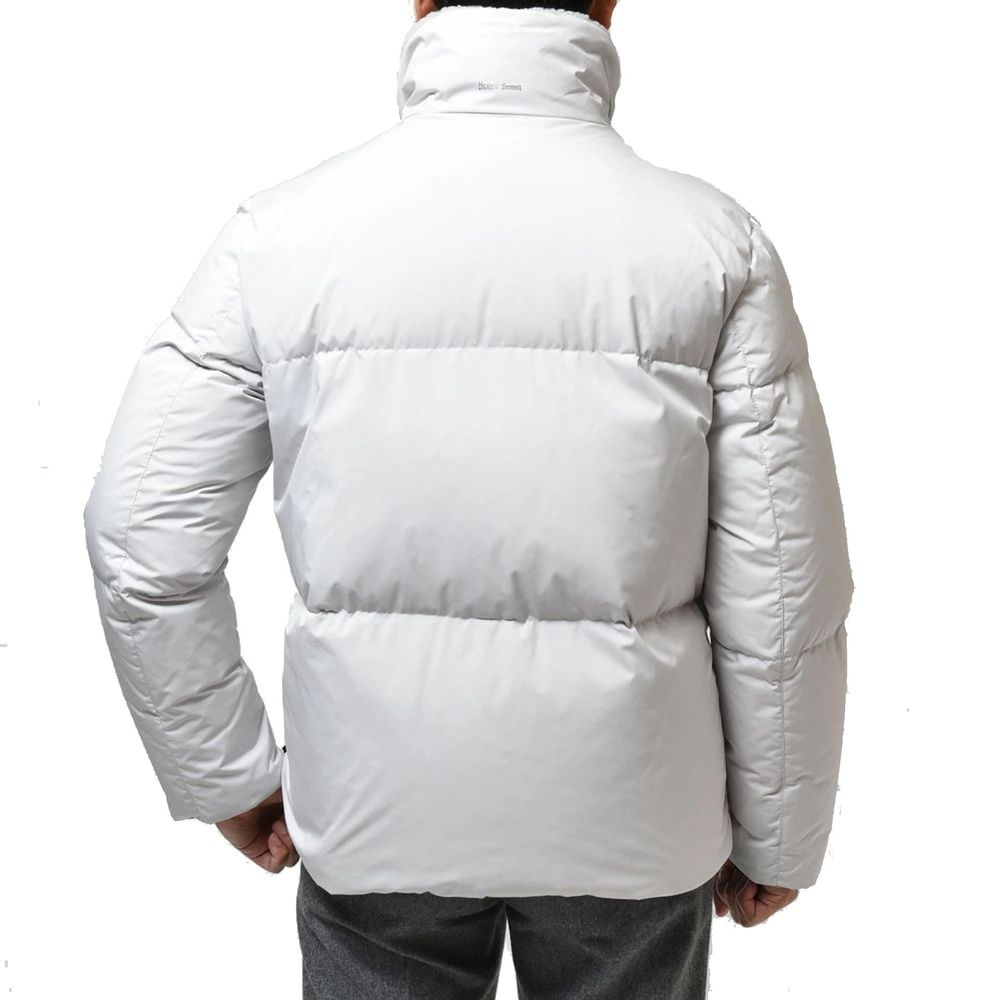 Herno Grauer Wollmantel