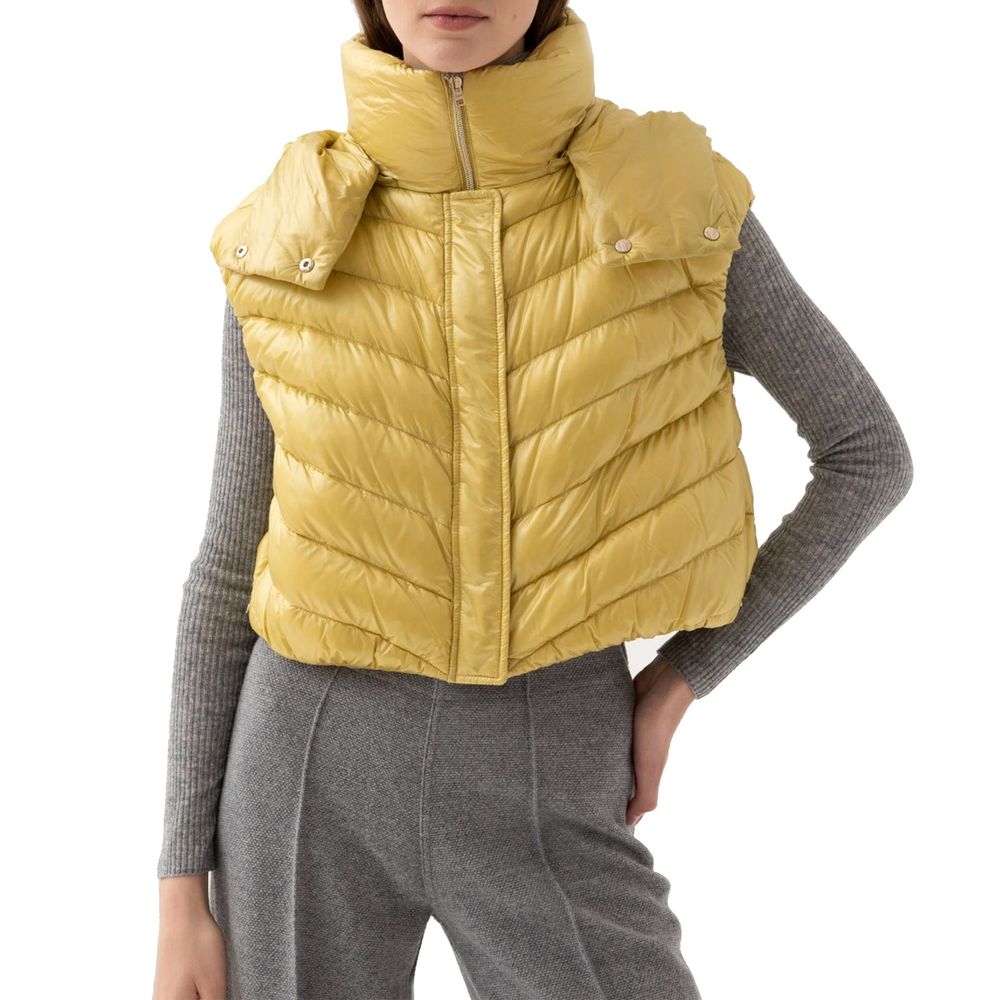 Herno Ärmellose Zweifarben-Jacke aus Polyamid