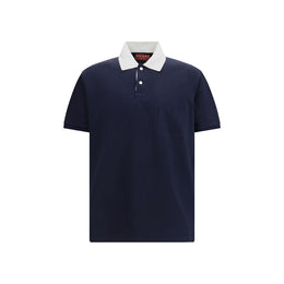 Gucci Blaues Baumwoll-Polohemd