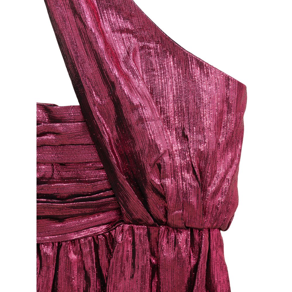 Saint Laurent Kurzes Fuchsia-Kleid aus Viskose
