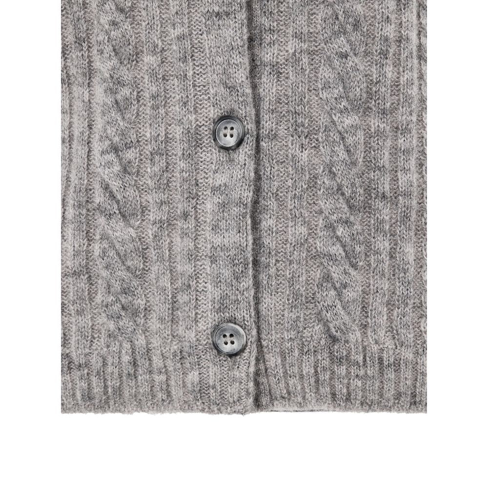 Gran Sasso Grauer Wollcardigan