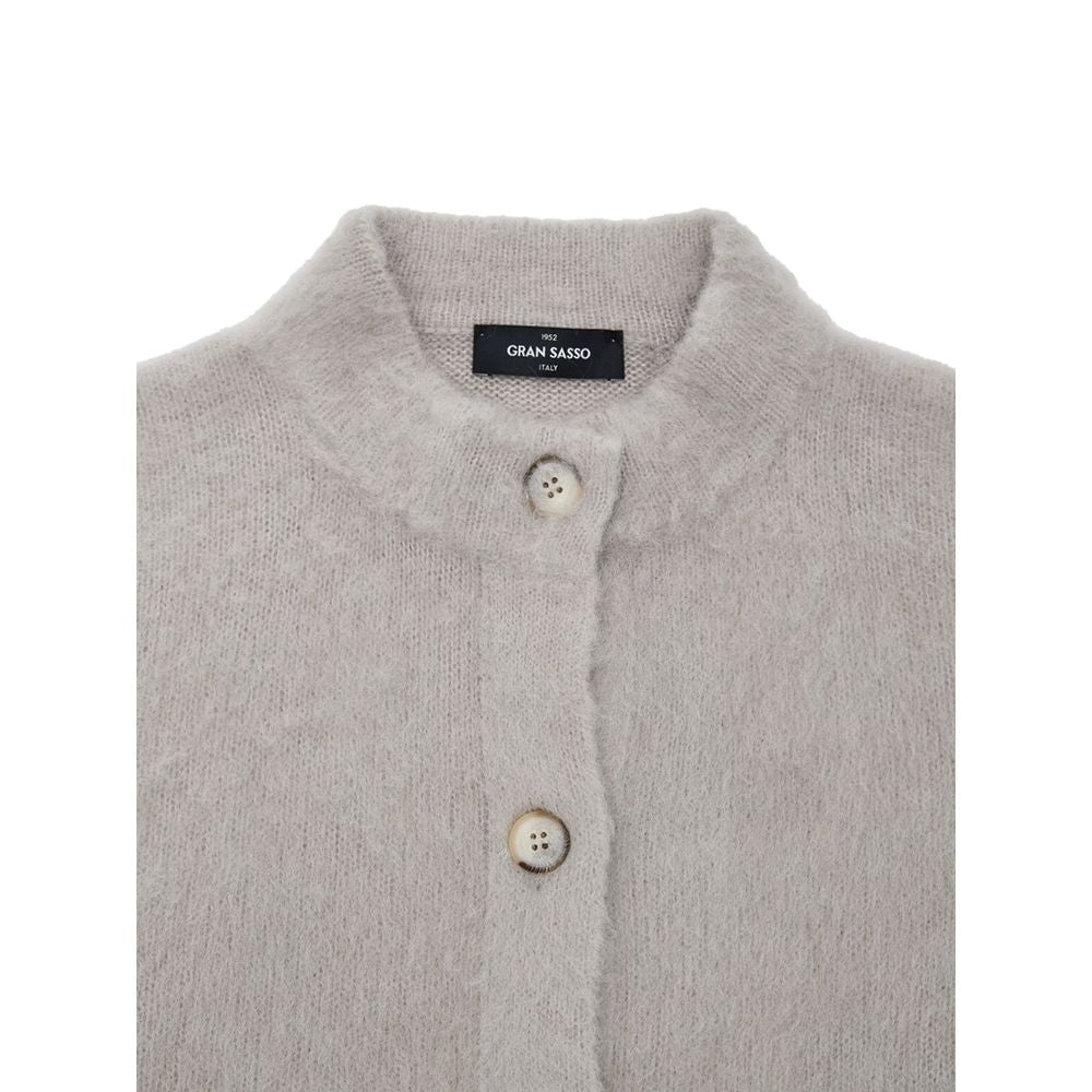 Gran Sasso Beige Wollstrickjacke