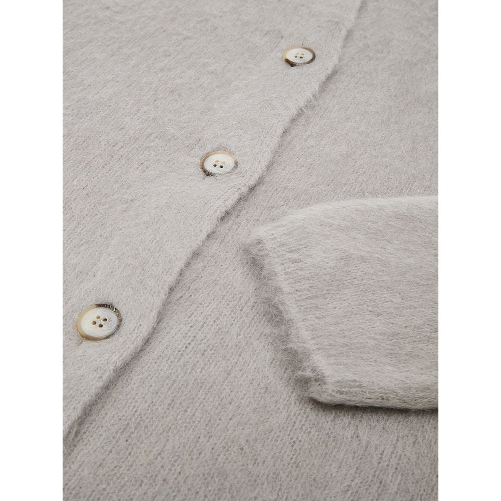 Gran Sasso Beige Wollstrickjacke