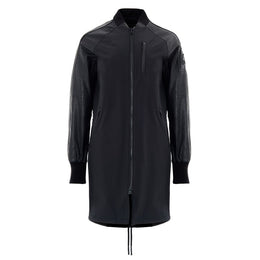 Moose Knuckles Schwarzer Parka aus Baumwolle