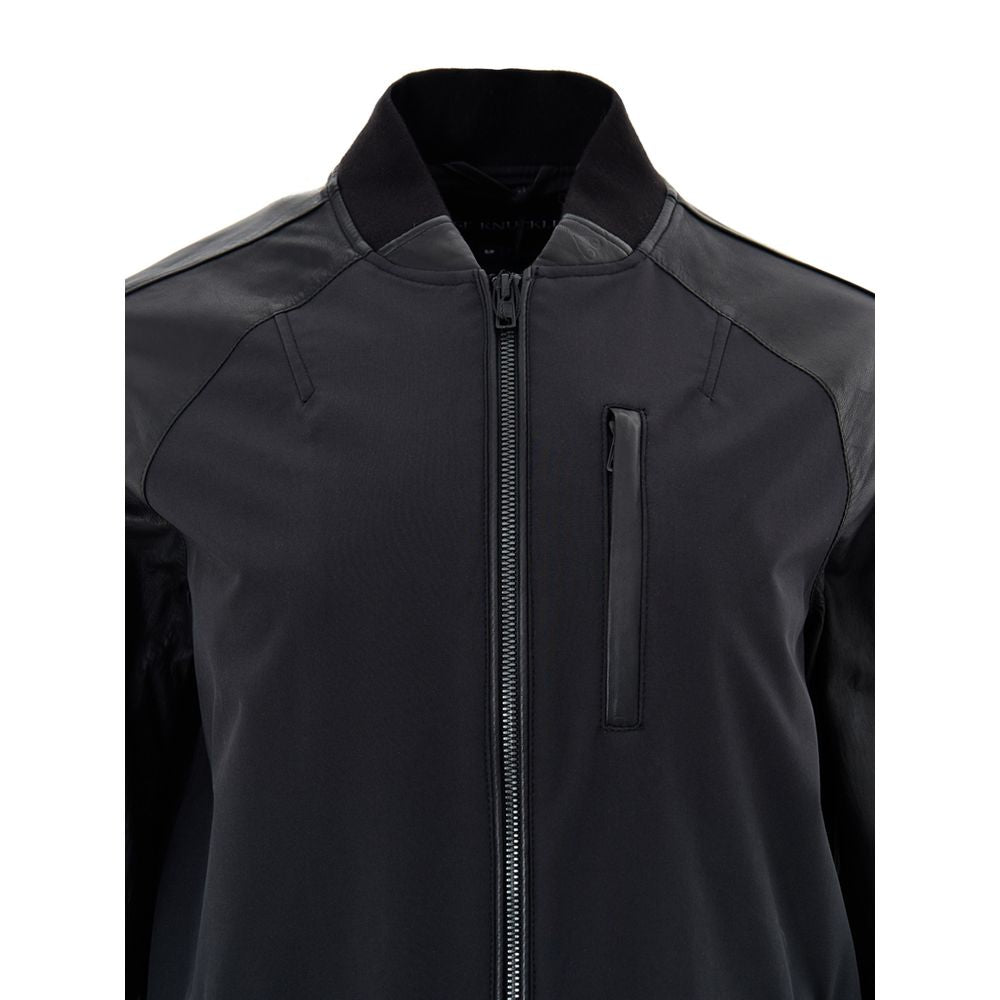 Moose Knuckles Schwarzer Parka aus Baumwolle