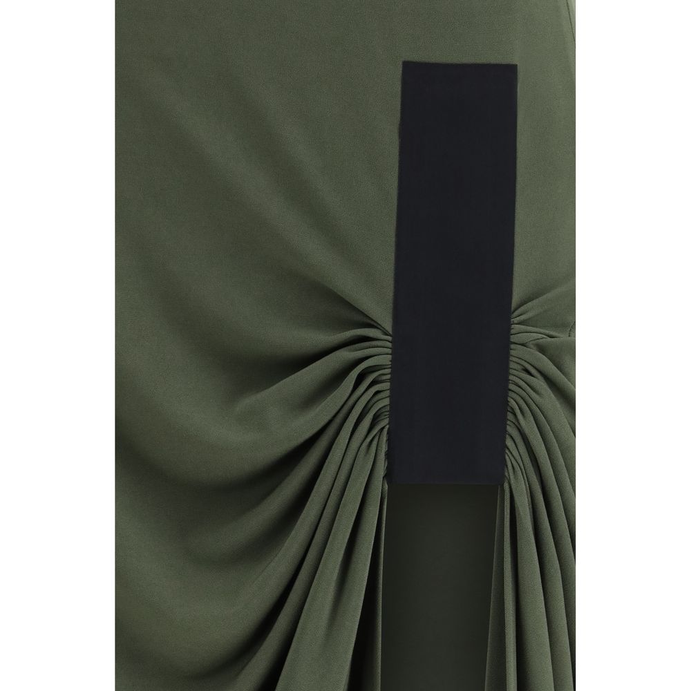Coperni Zweifarbige Polyester-Freizeitkleid