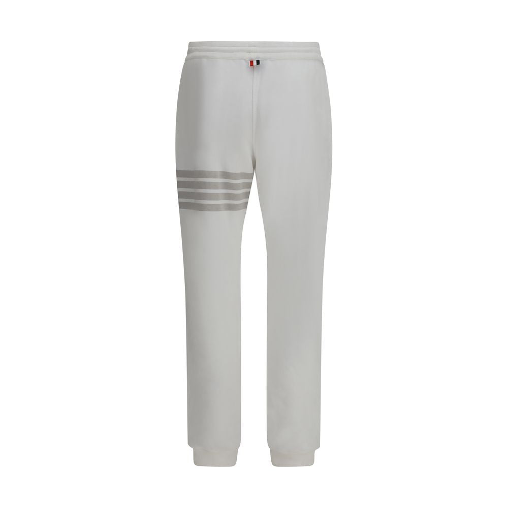 Thom Browne Weiße Baumwoll-Jogginghose (Trainingshose)