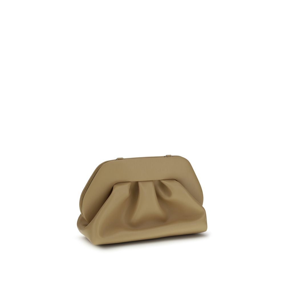 THEMOIRè Beige Clutch aus anderen Fasern
