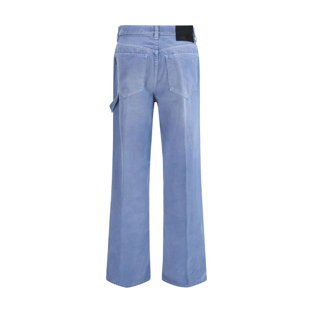 Haikure Blaue Baumwolljeans im Relaxed Fit
