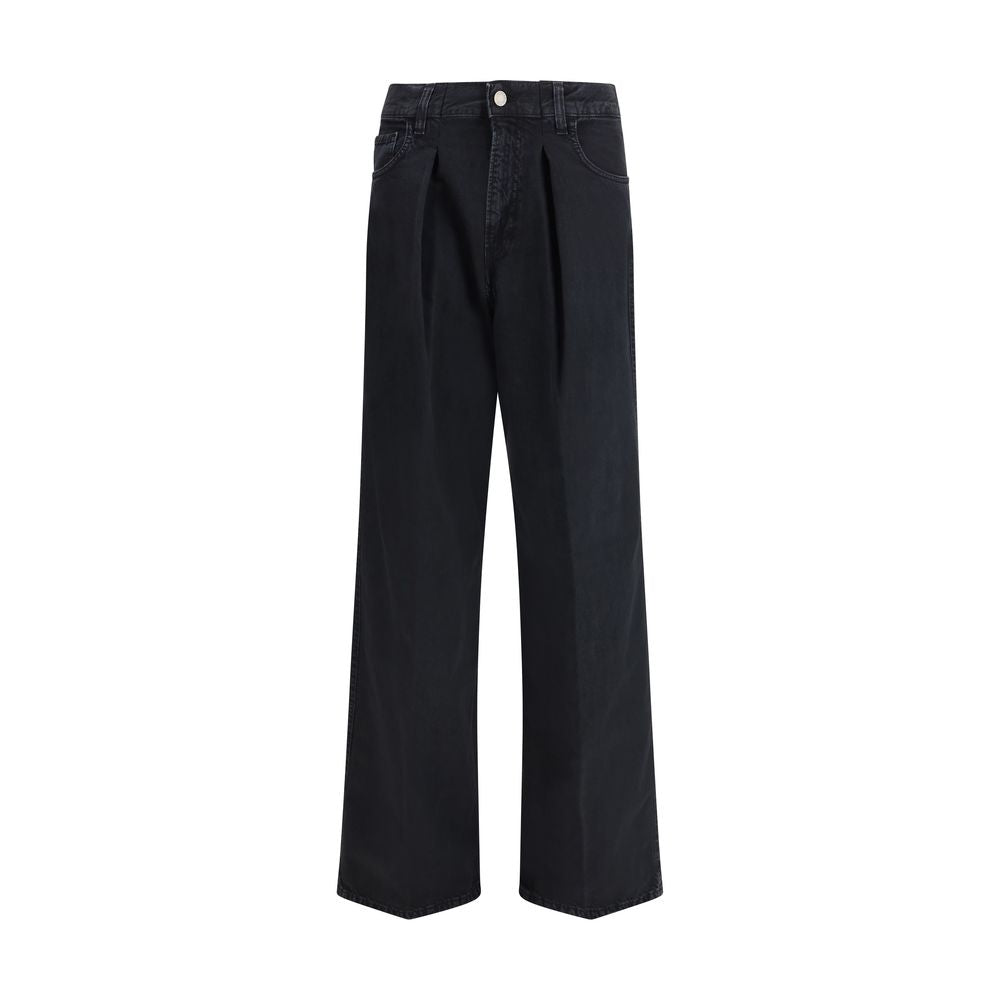 Haikure Schwarze Baumwolljeans Denim
