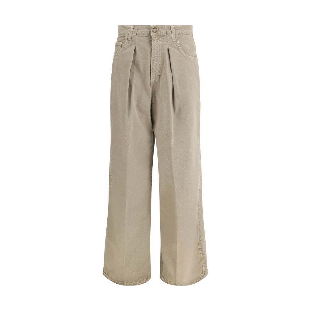 Haikure Beige Baumwolljeans Denim