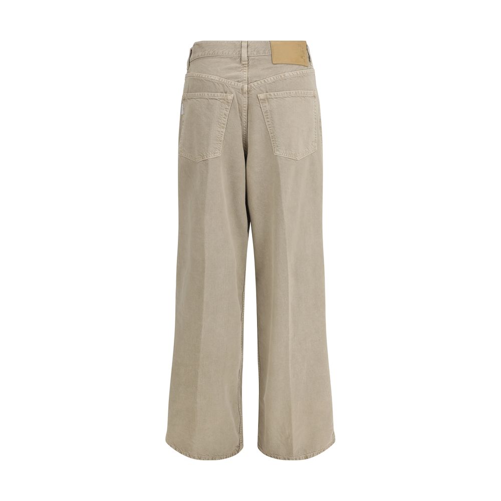 Haikure Beige Baumwolljeans Denim