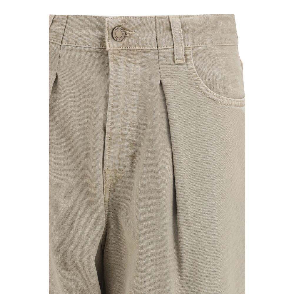 Haikure Beige Baumwolljeans Denim