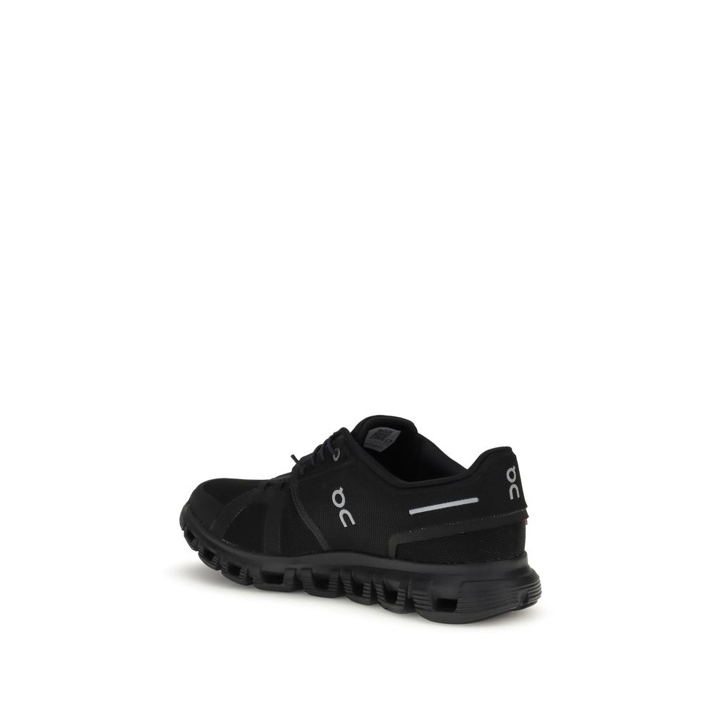 ON Schwarze Sneaker aus Polyurethan