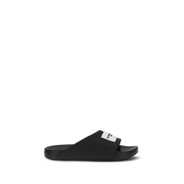 Givenchy Schwarze Gummipantoffeln