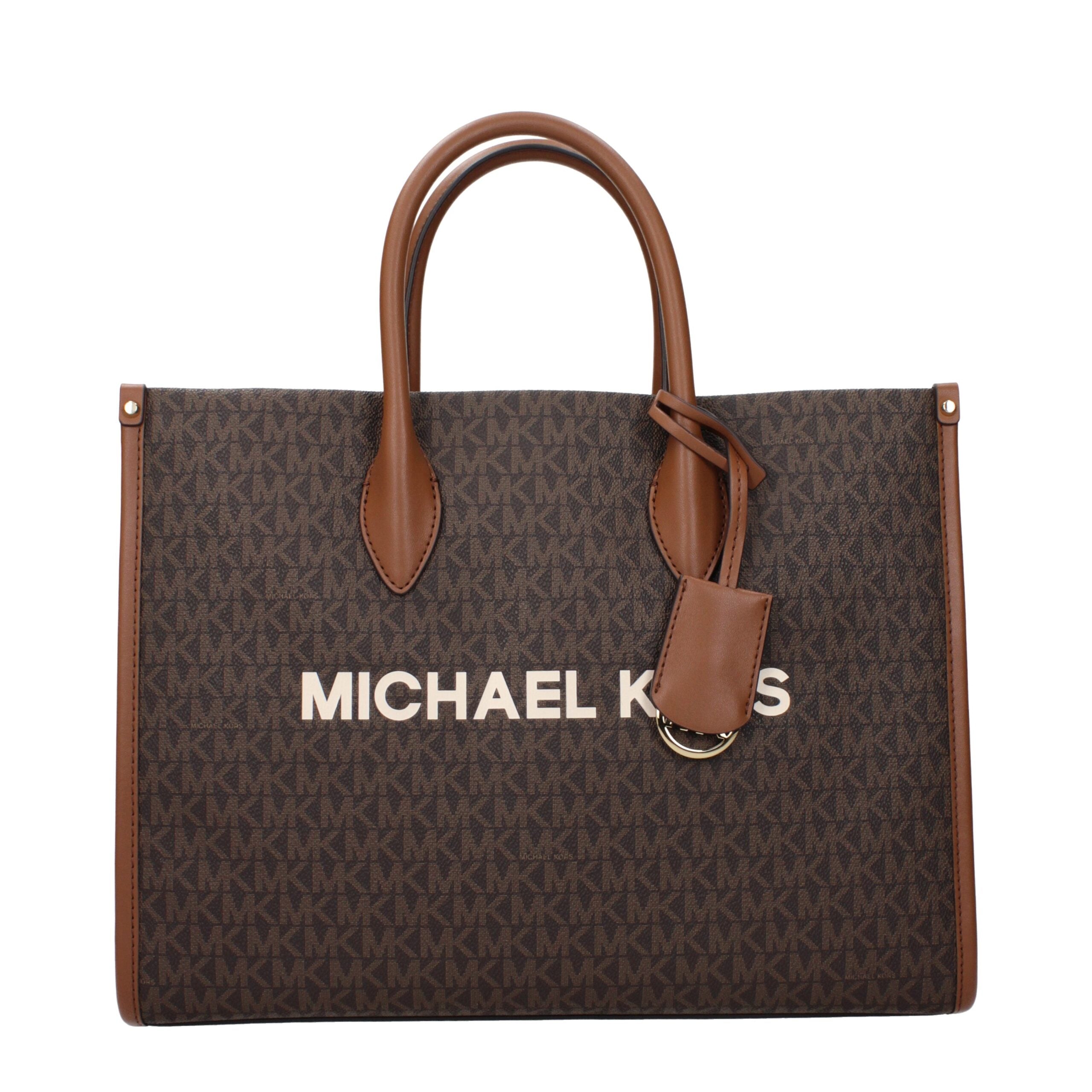 Michael Kors Braune Stoffhandtasche