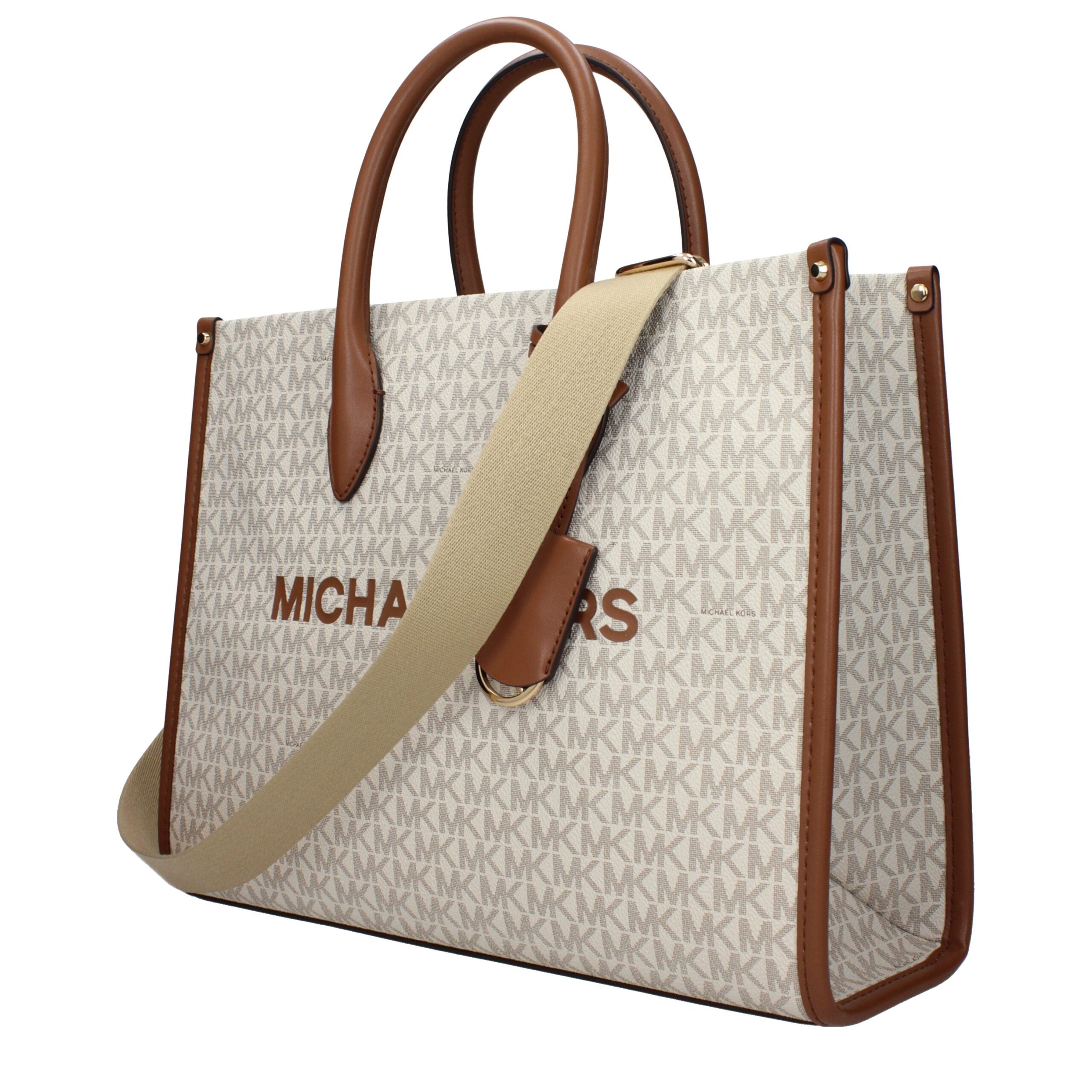 Michael Kors Beige Stoff-Handtasche
