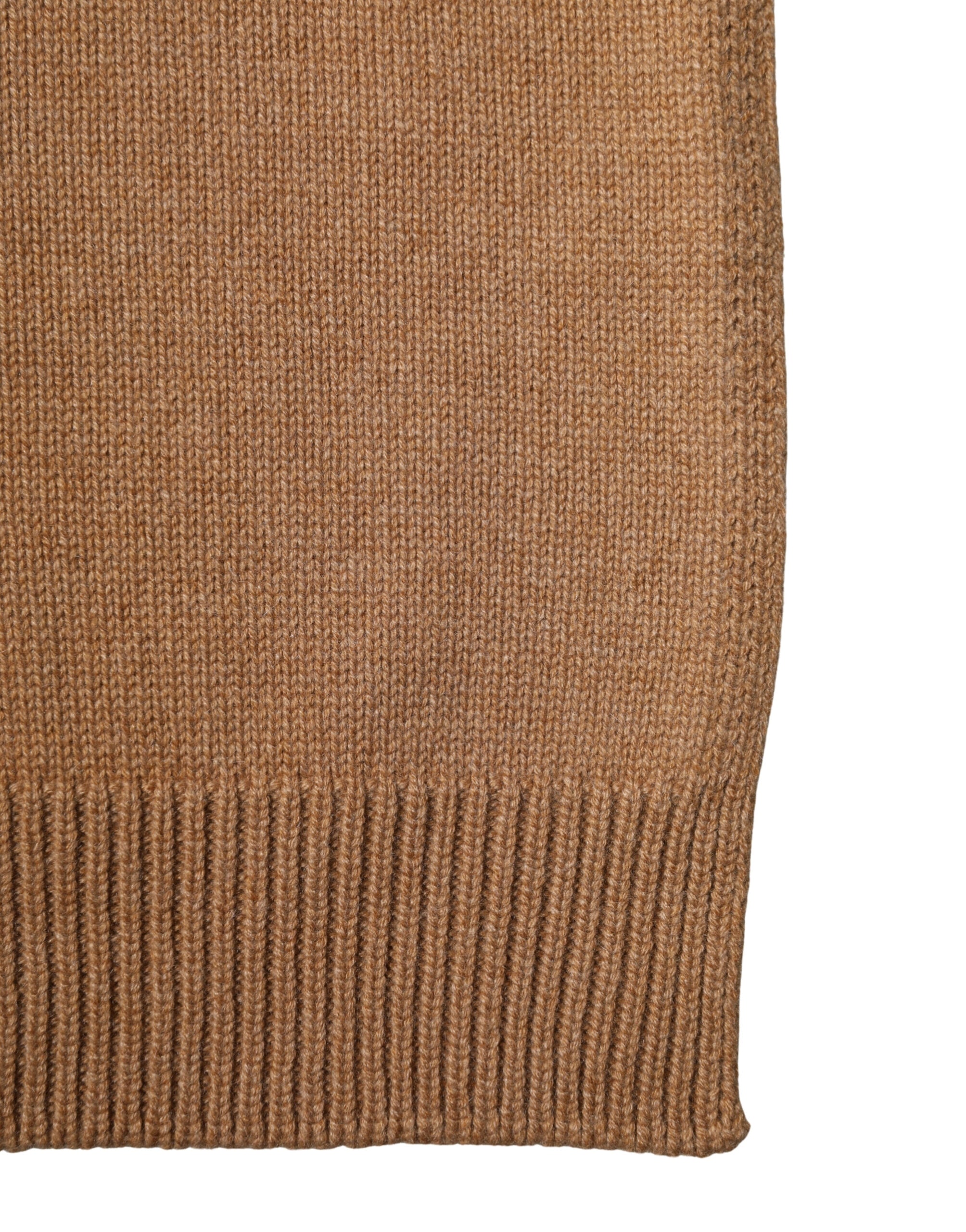 Dolce & Gabbana Brauner Kaschmir-Strickschal 207cm x 29cm Herrenschal