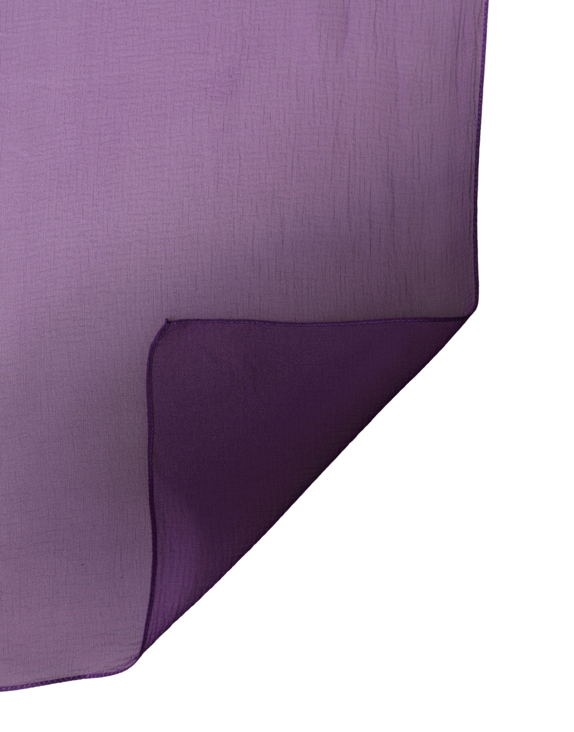 Dolce & Gabbana Lila Seidenschal Stola 200cm x 134cm Schal