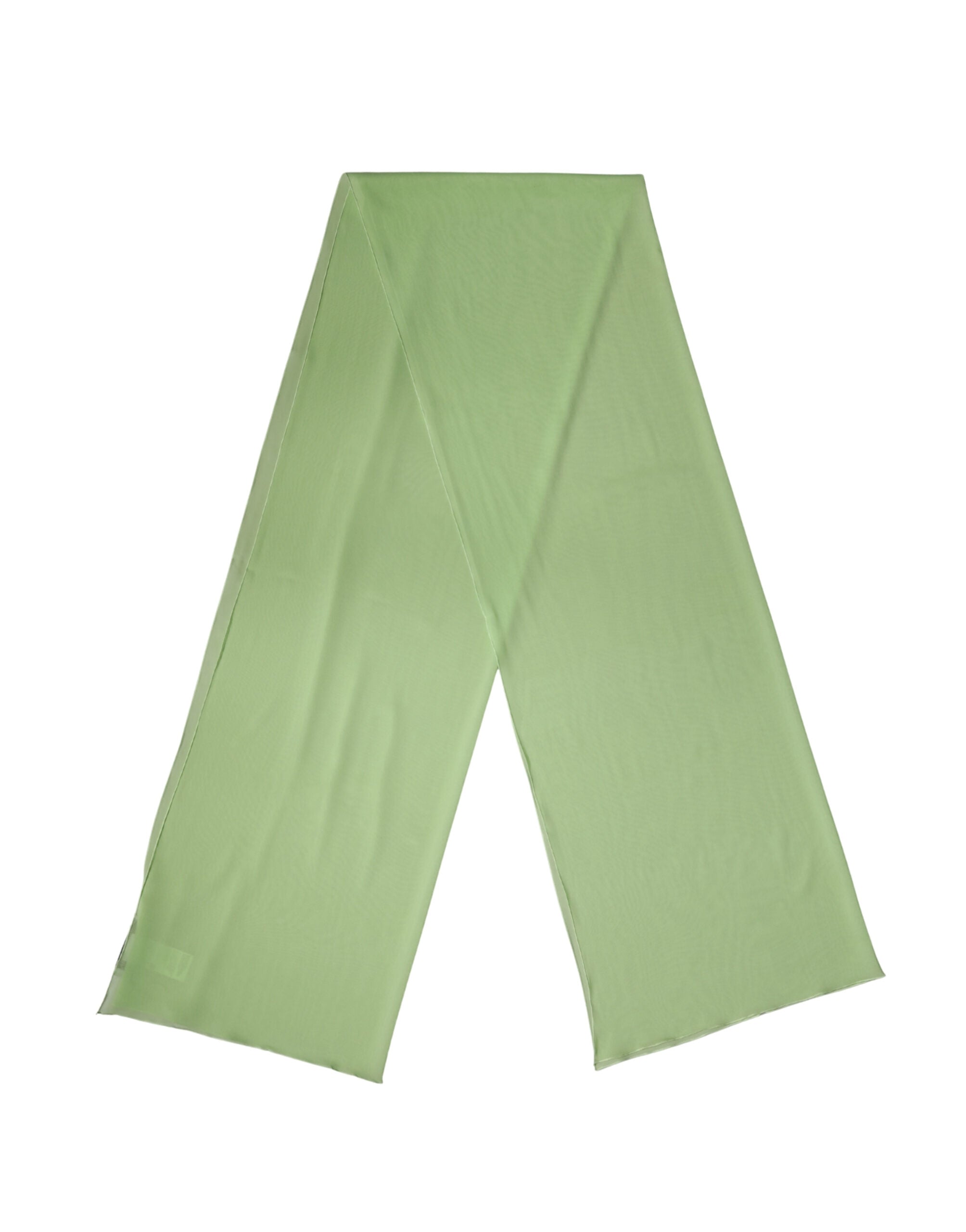 Dolce & Gabbana Leichtgrüner Seidenschal Stola 200cm x 64cm Schal